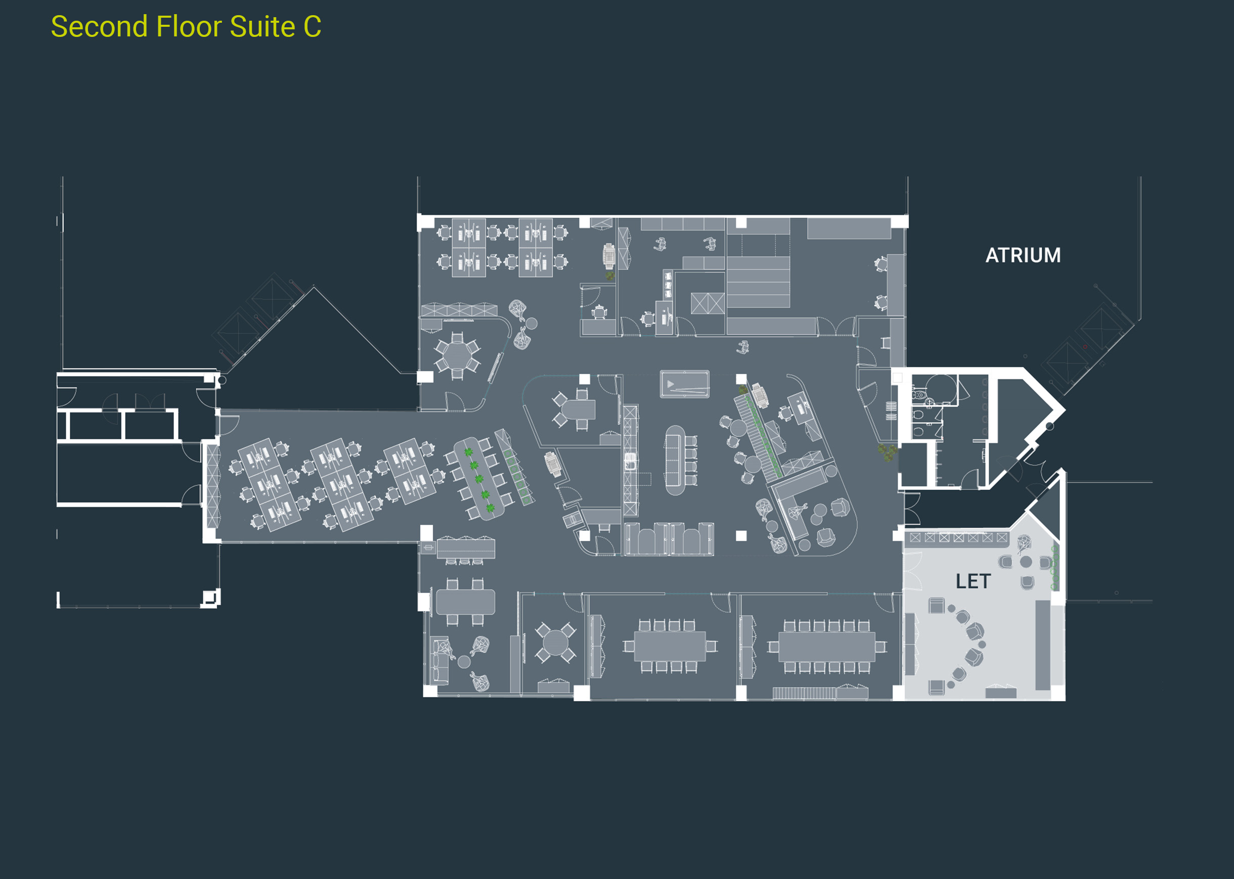 estside Two second floor suite C floor plan