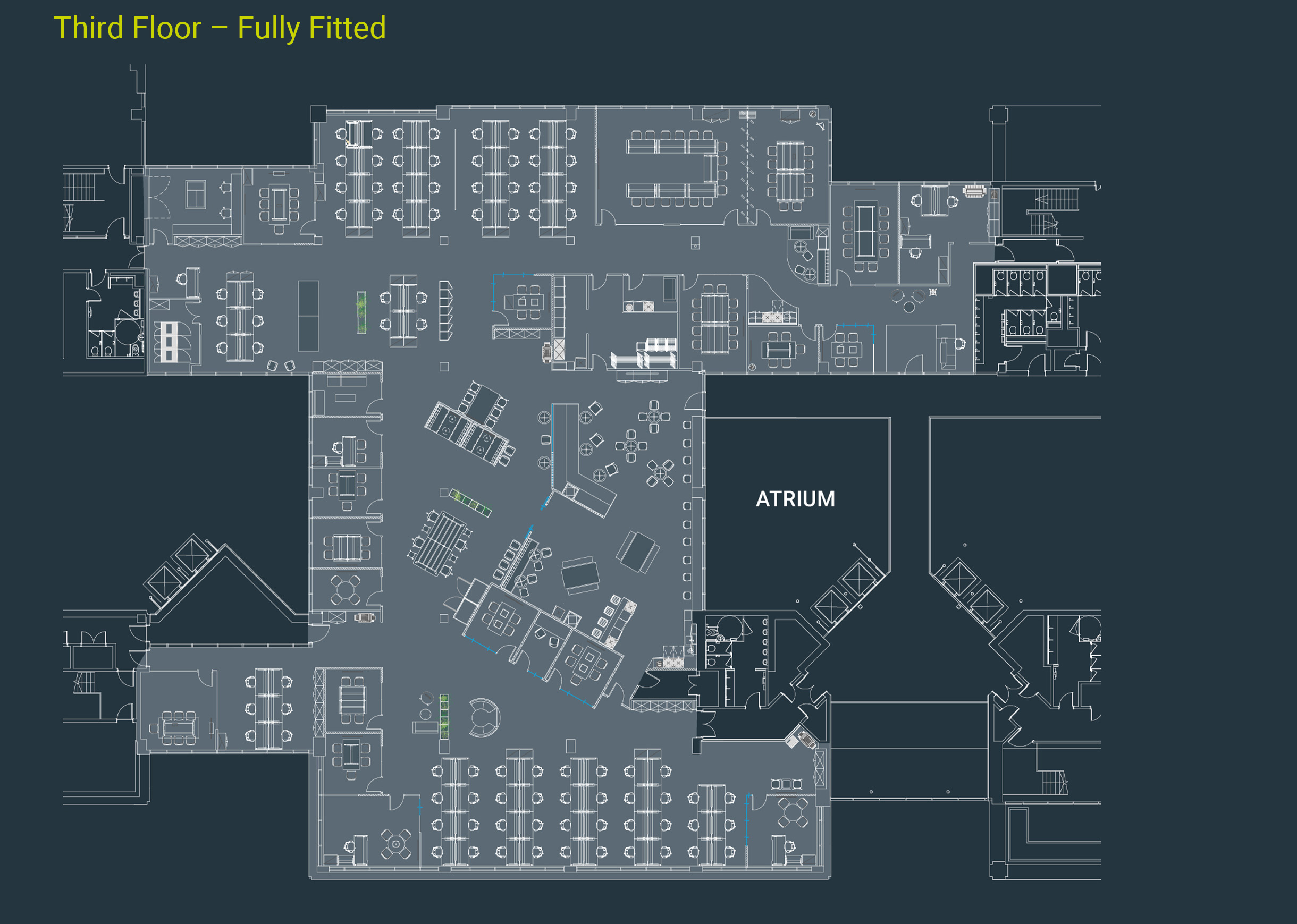 Westside Two third floor floor plan